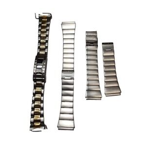 Casio Watch Bracelets Parts Metal Vintage Metal Wristwatch Bracelets Rare Lot